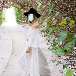 Free people beach bliss dress white